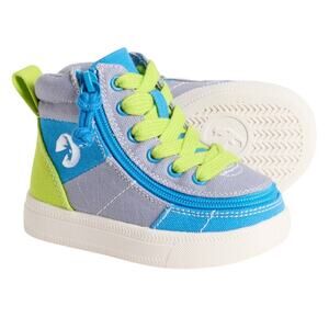 BILLY Footwear Kids Street Sneakers US 8 M EU 24 Blue Yellow NIB